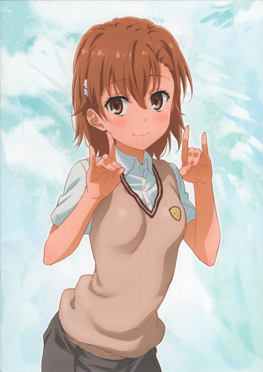 misaka mikoto (toaru majutsu no index and 1 more) drawn by isshi_pyuma