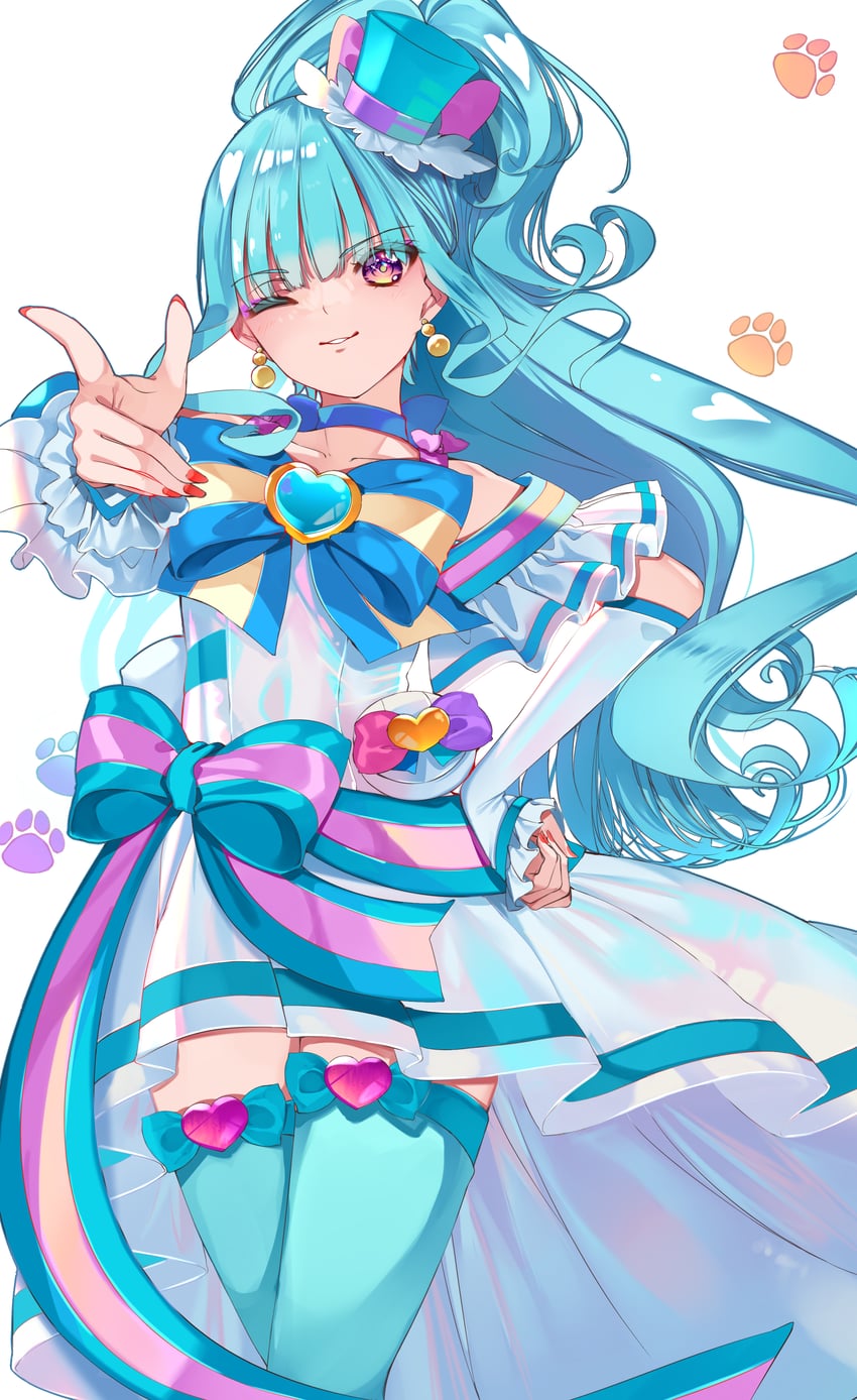 nekoyashiki mayu and cure lillian (precure and 1 more) drawn by yuutarou_(fukiiincho)