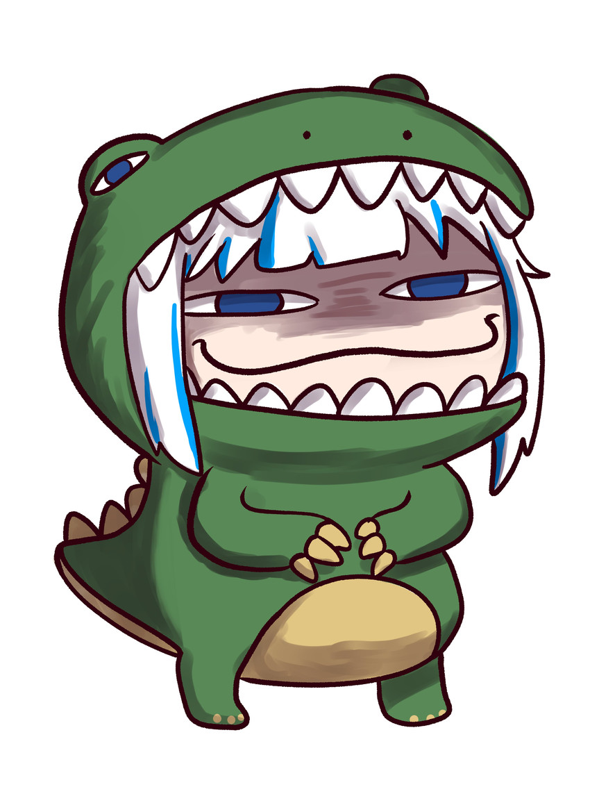 gawr gura (hololive and 1 more) drawn by eiul
