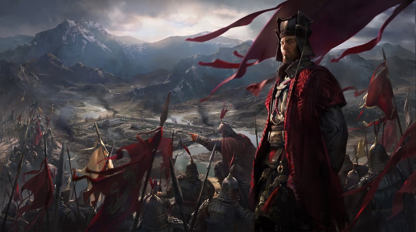 cao cao (romance of the three kingdoms and 2 more) drawn by lulu_zhang