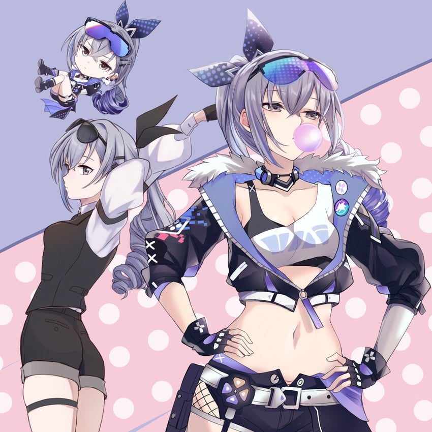 silver wolf (honkai and 1 more) drawn by saint_laurent_paris