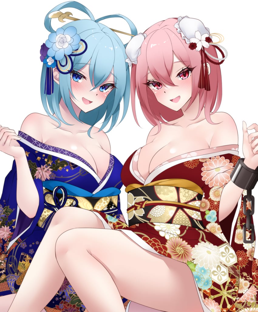 kaku seiga and ibaraki kasen (touhou) drawn by onikoroshi