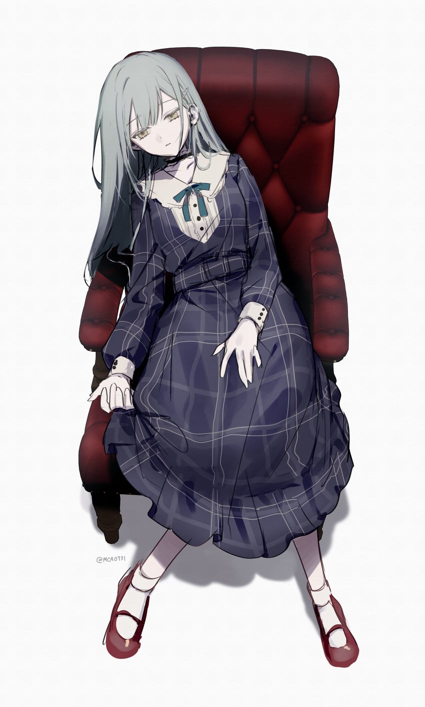 wakaba mutsumi (bang dream! and 1 more) drawn by kumo_tabetai