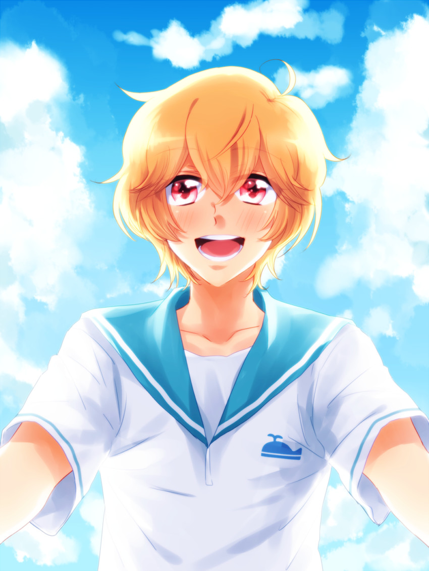 hakone yumoto (binan koukou chikyuu bouei-bu love!) drawn by mizukichi