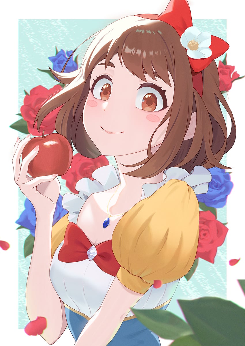 uraraka ochaco and snow white (boku no hero academia and 1 more) drawn by matsumotoshinnnosuke