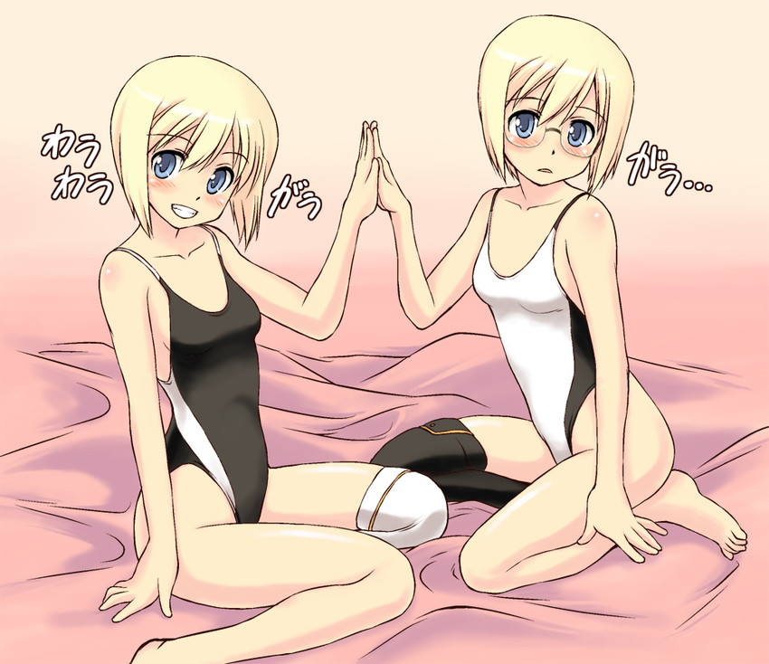 erica hartmann and ursula hartmann (world witches series and 2 more) drawn by mirutsu_(milts)