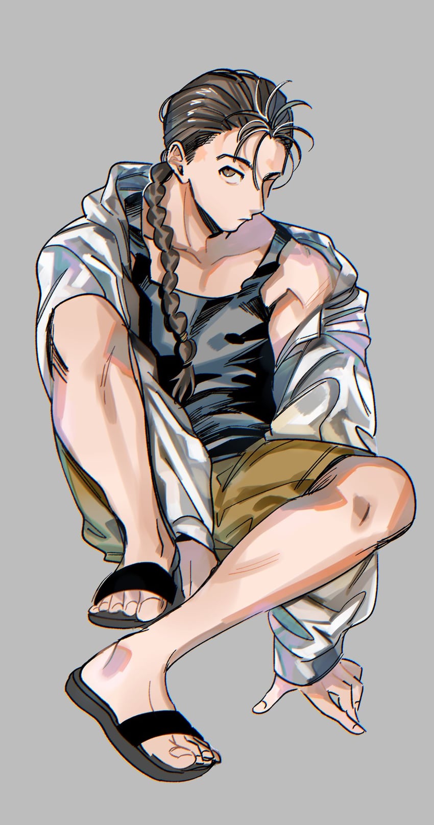 yun lee (street fighter and 1 more) drawn by mrg2by