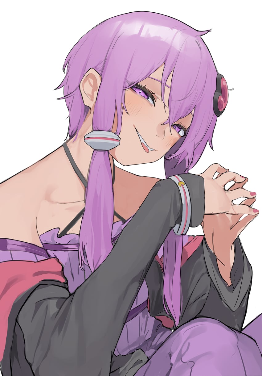 yuzuki yukari (vocaloid and 1 more) drawn by pocche-ex