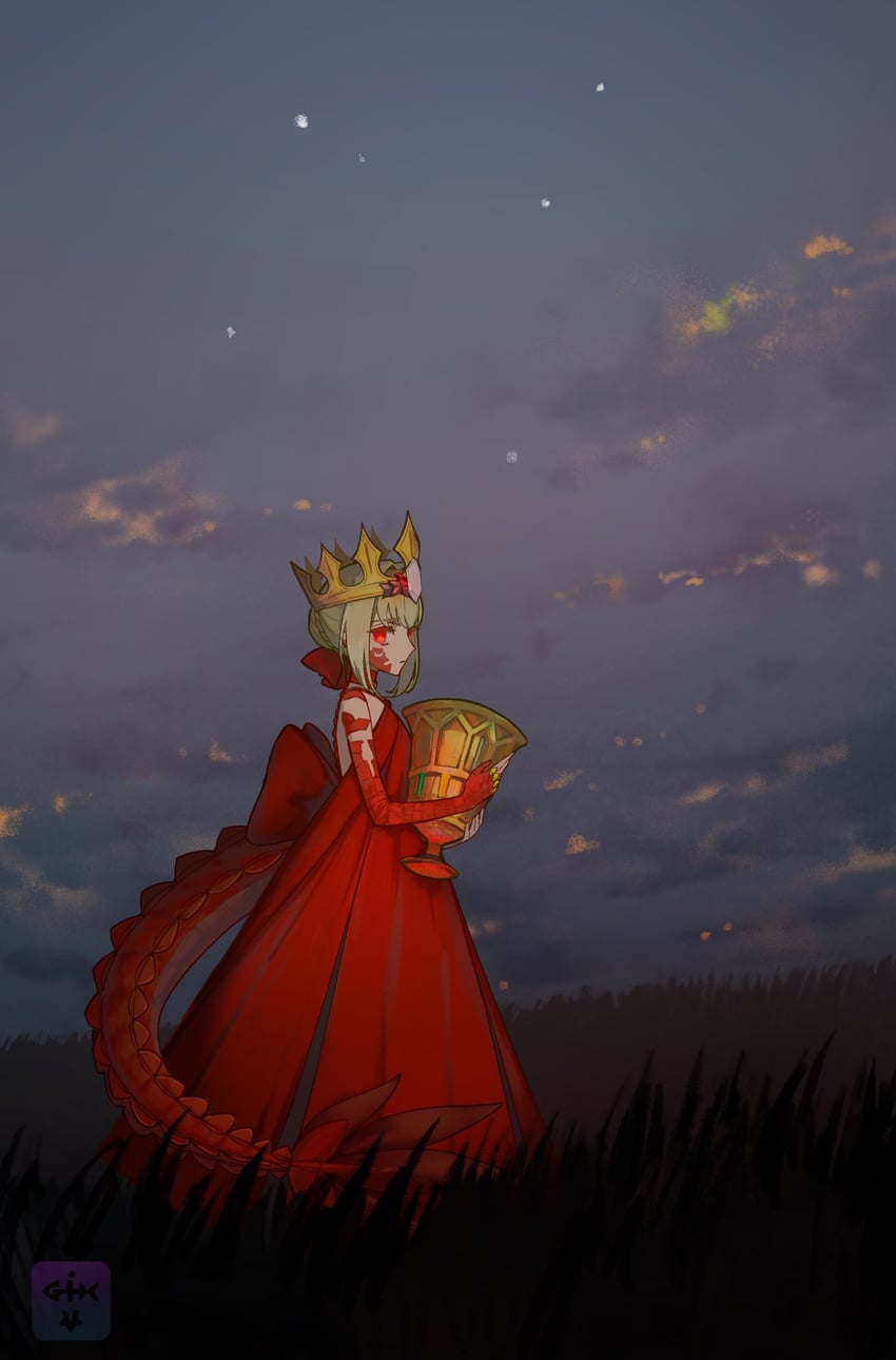 nero claudius and queen draco (fate and 2 more) drawn by gk98tm
