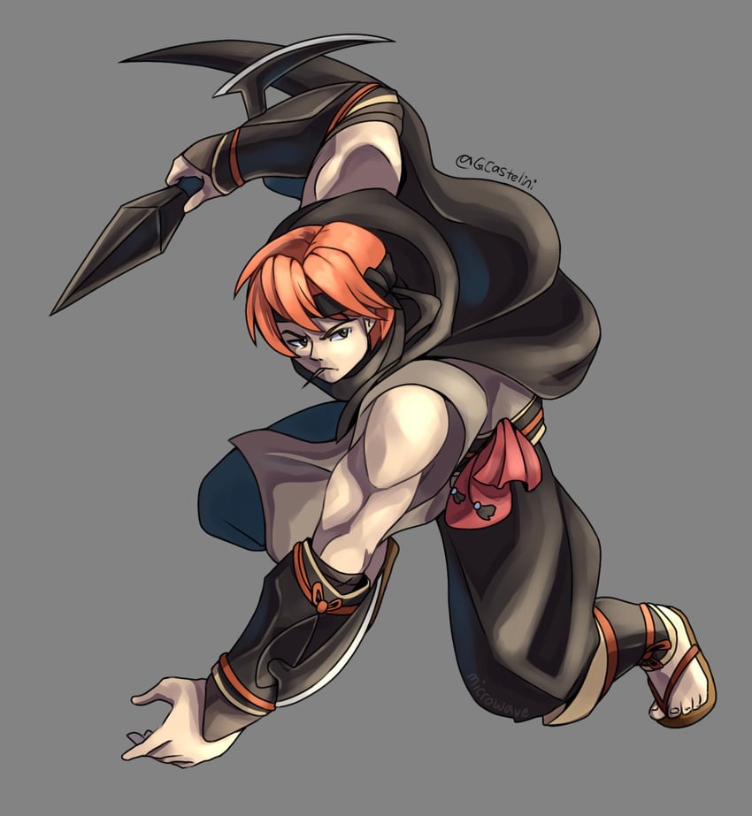 asugi (fire emblem and 1 more) drawn by gcastelini