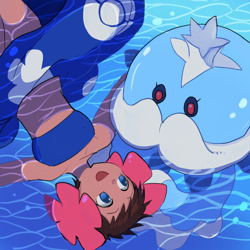phoebe and jellicent (pokemon and 1 more) drawn by nora_(norabox)
