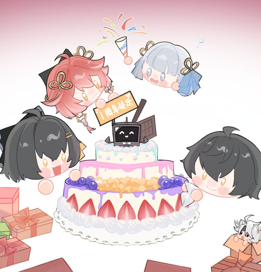 rover, changli, female rover, male rover, jinhsi, and 1 more (wuthering waves) drawn by futa_(pywr8843)