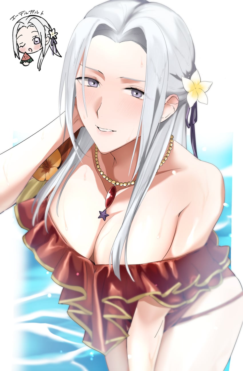 edelgard von hresvelg (fire emblem and 2 more) drawn by sou_mei