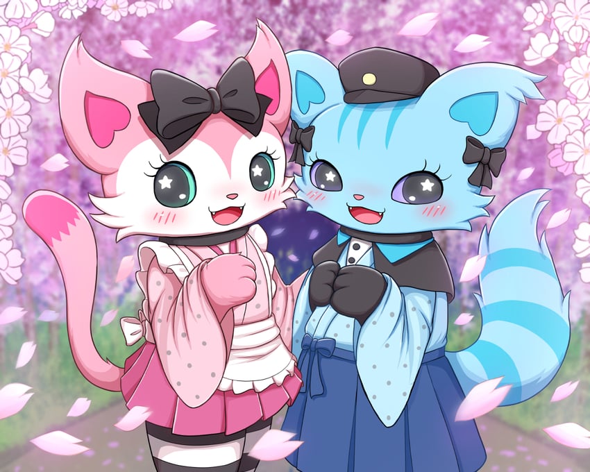 mia and chelsea (sanrio and 1 more) drawn by remoa_(kuremoa3912)