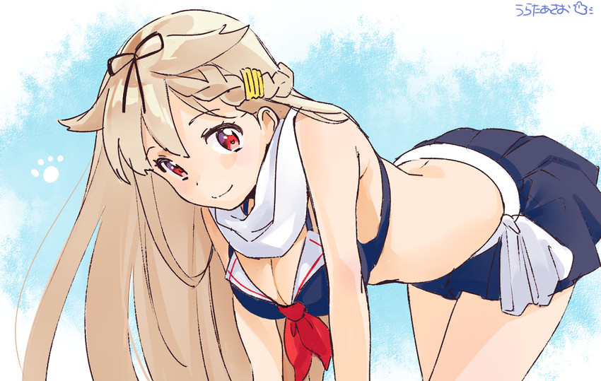 yuudachi and yuudachi kai ni (kantai collection) drawn by urata_asao