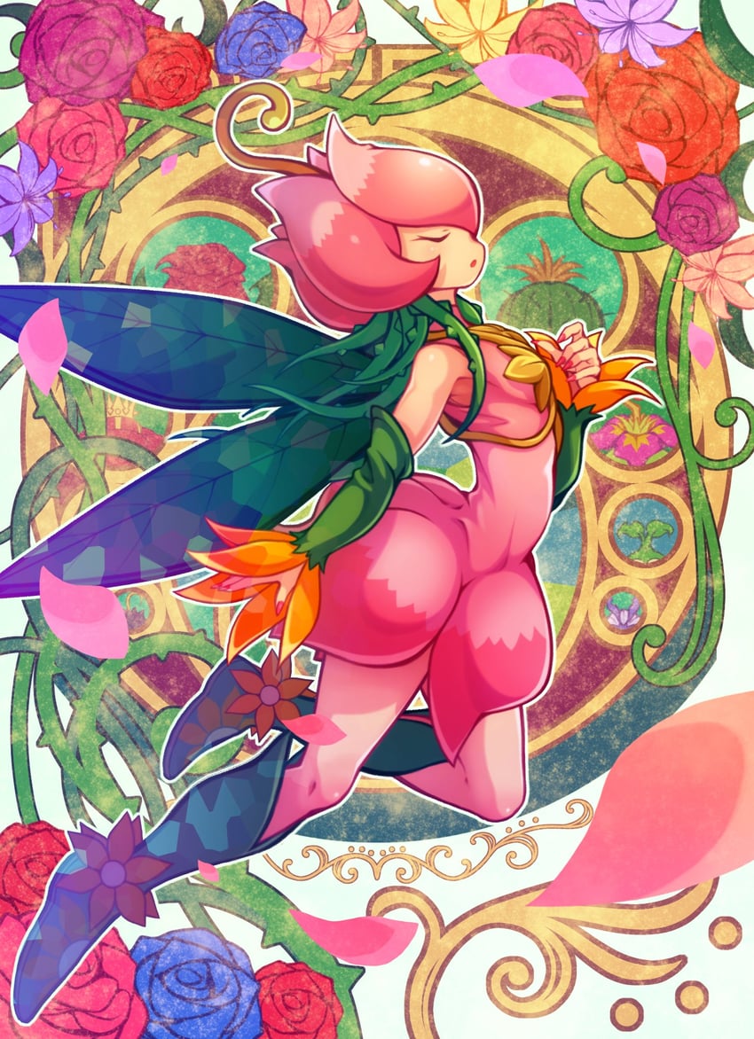 lilimon (digimon and 1 more) drawn by poroze