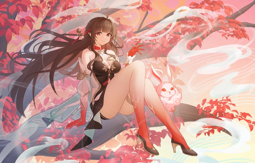 lingsha and fuyuan (honkai and 1 more) drawn by dalmo_(pafe2444)