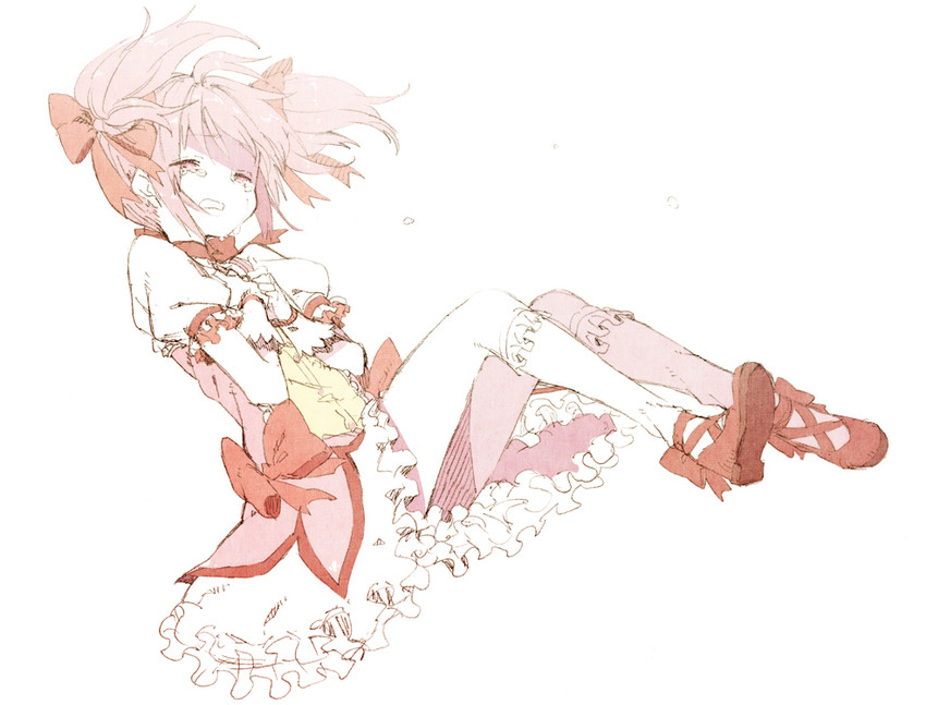 kaname madoka (mahou shoujo madoka magica) drawn by abara_heiki
