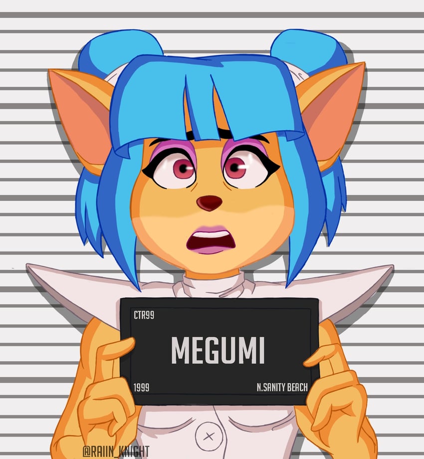 megumi bandicoot (crash bandicoot) drawn by raiin_knight