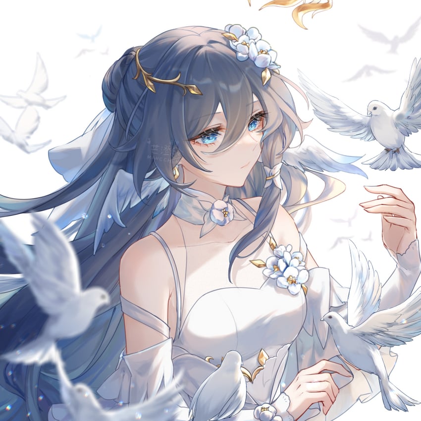 fu hua (honkai and 1 more) drawn by mangzhi_yaoyao
