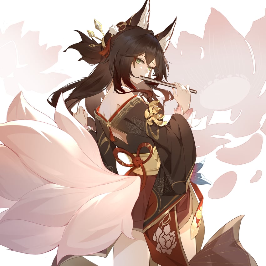 tingyun and fugue (honkai and 1 more) drawn by vive_chenghua