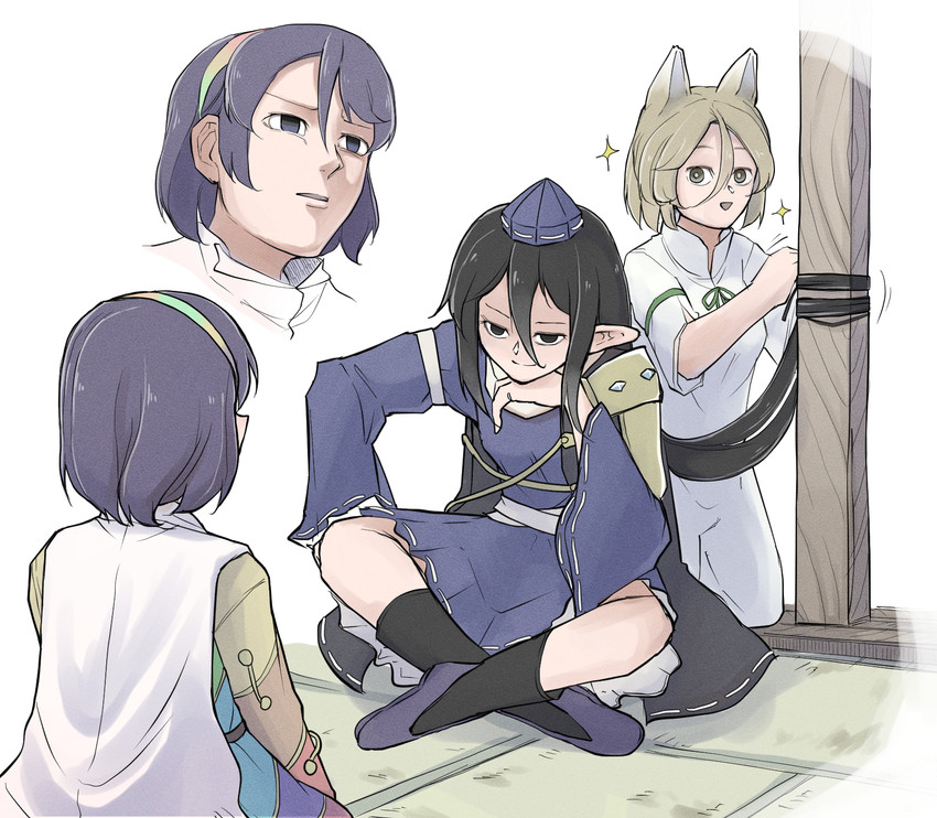 kudamaki tsukasa, iizunamaru megumu, and tenkyuu chimata (touhou) drawn by peroponesosu.