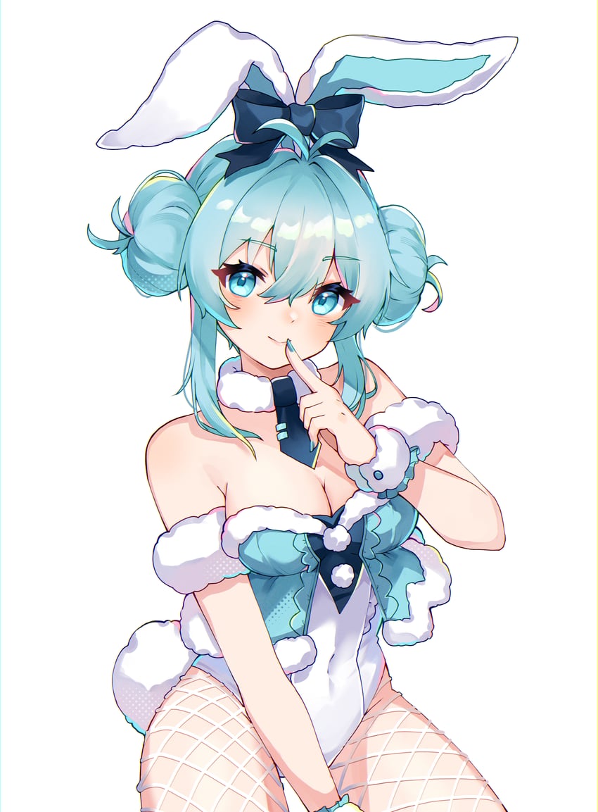 hatsune miku and bicute bunnies miku (vocaloid) drawn by miracle_(waaaracle)