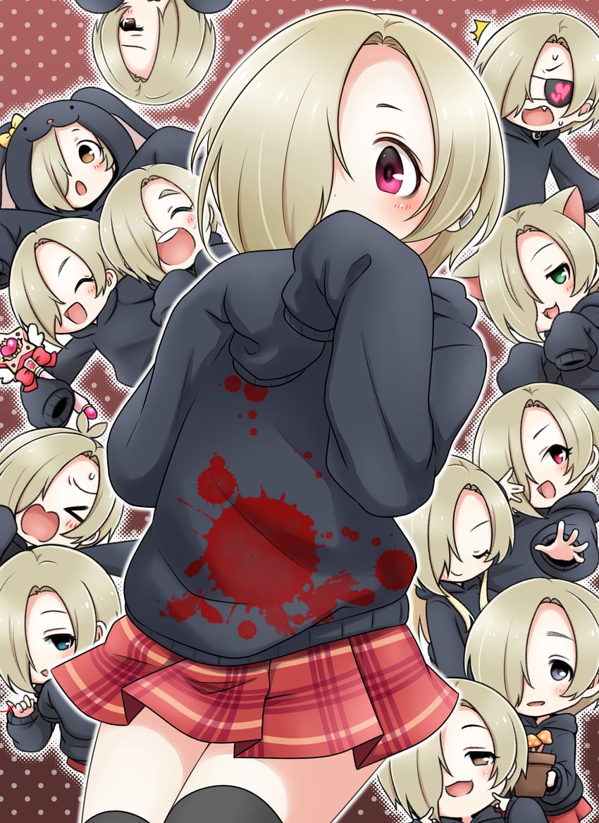 shirasaka koume, kanzaki ranko, koshimizu sachiko, maekawa miku, morikubo nono, and 8 more (idolmaster and 2 more) drawn by maka073