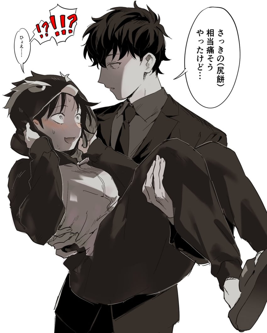 hatono chihiro and mizuo haruichi (futsuu no keion-bu) drawn by hasami_(hasamino833)