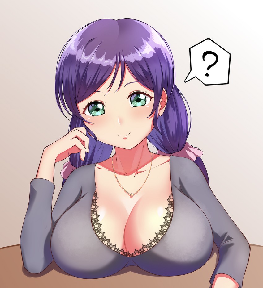 tojo nozomi (love live! and 1 more) drawn by niaru_(r2pi)