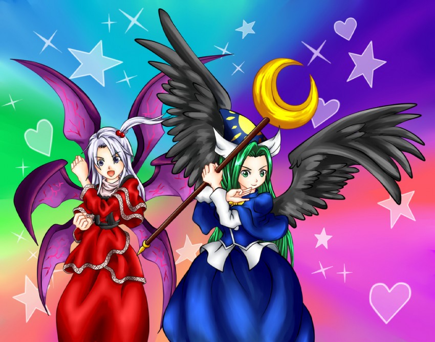 shinki and mima (touhou) drawn by alest_lusia