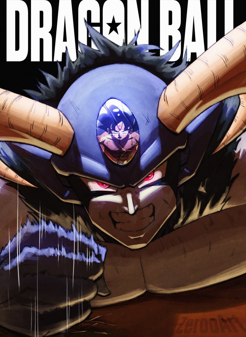 son goku and moro (dragon ball and 1 more) drawn by zerooart