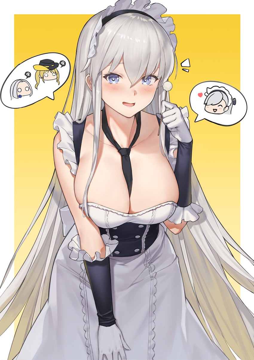 belfast, enterprise, yorktown, and hornet (azur lane) drawn by duan_henglong