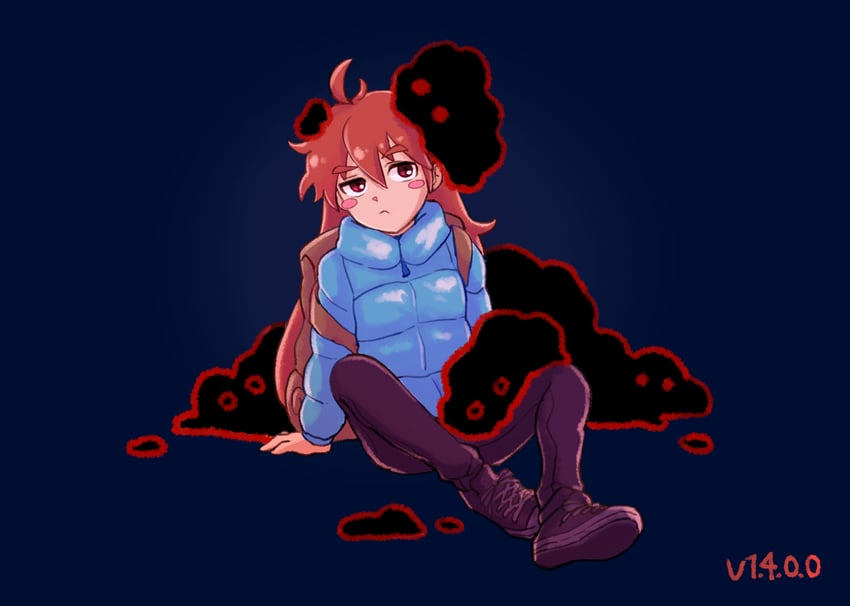 madeline (celeste) drawn by fuwamoko_momen_toufu