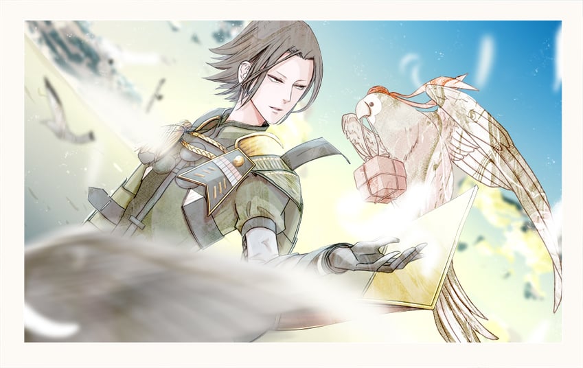 mouri motonari (sengoku basara) drawn by kozu_(tksdmtzm)