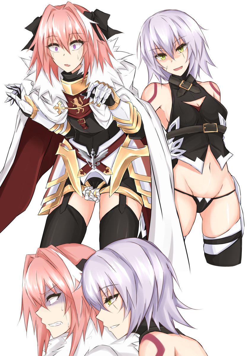 astolfo and jack the ripper (fate and 1 more) drawn by watarase_piro