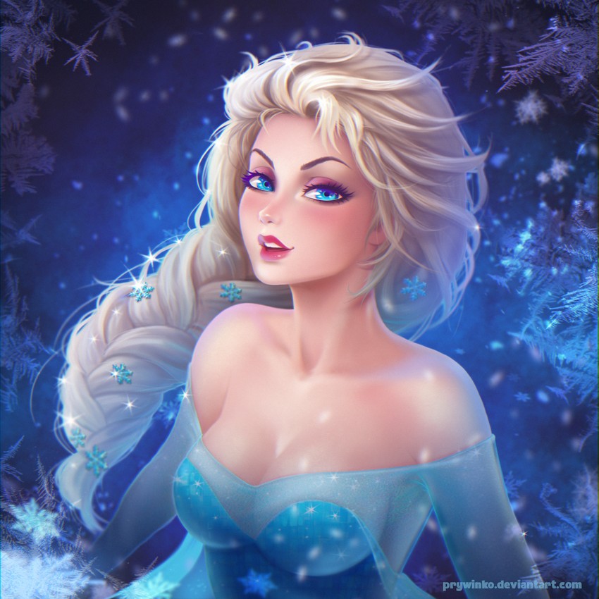 elsa (frozen) drawn by prywinko