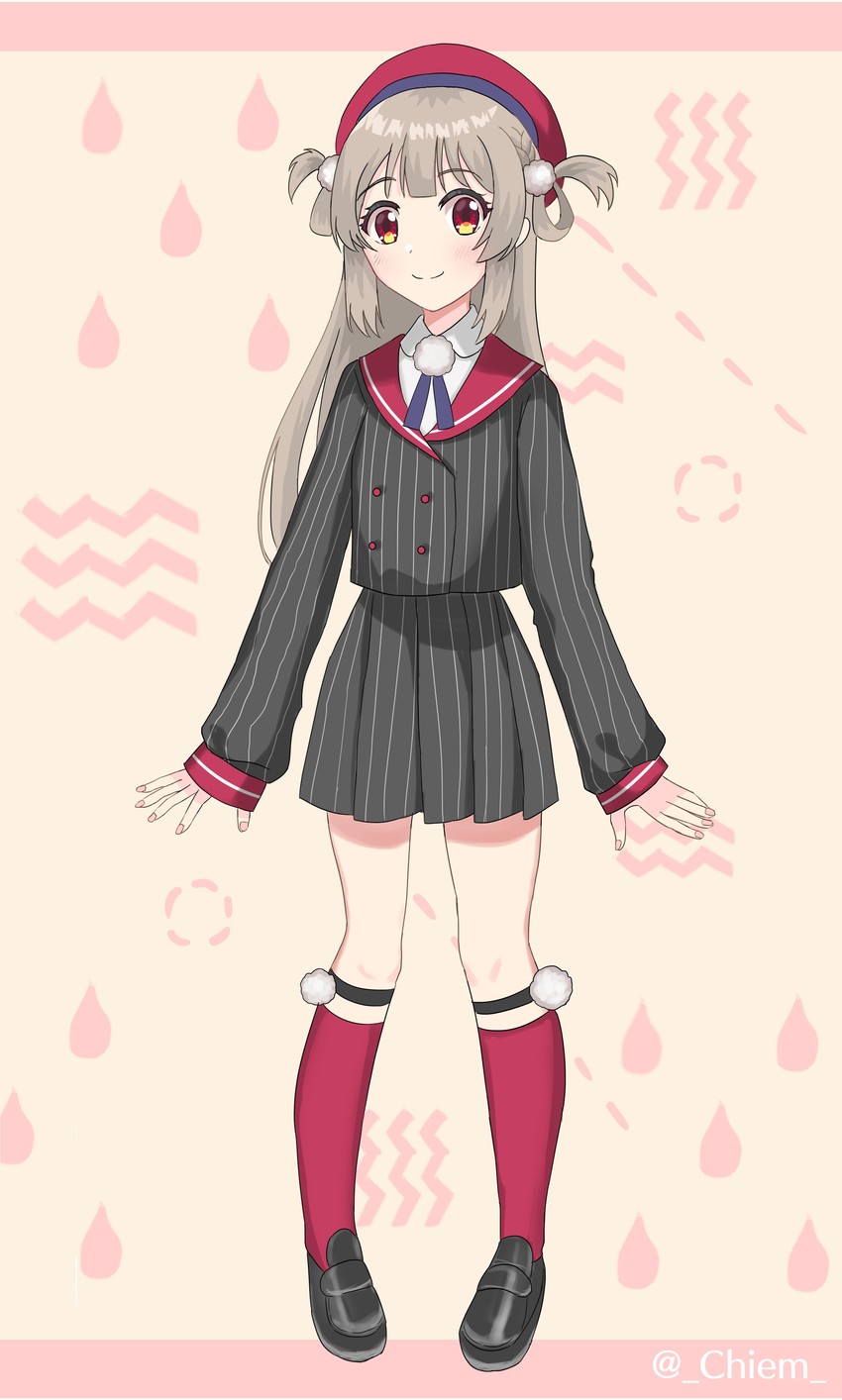 natori sana and shigure ui (indie virtual youtuber and 1 more) drawn by chiem