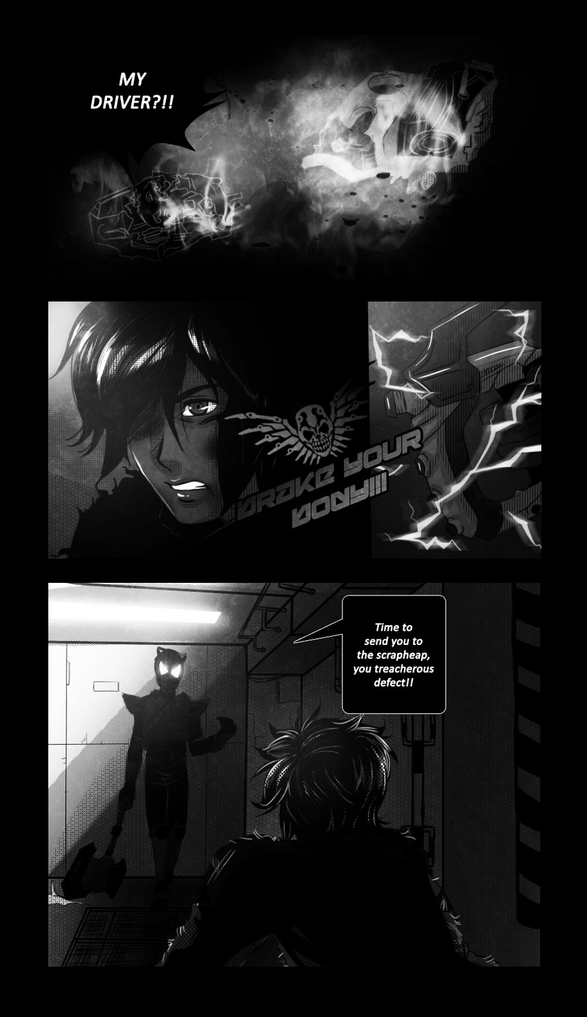 chase, gold drive, and banno tenjuurou (kamen rider and 1 more) drawn by breaking_sasuke