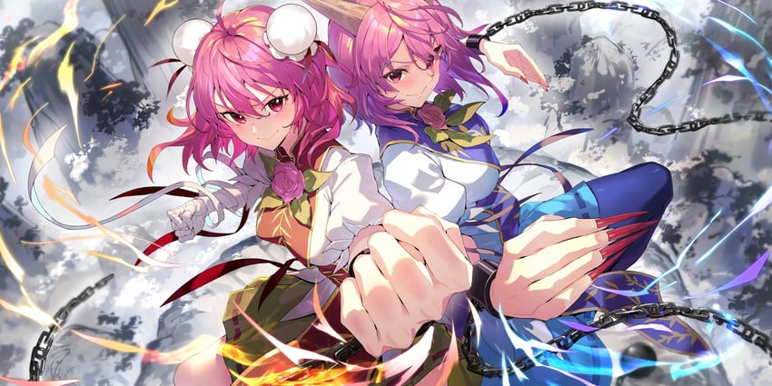 ibaraki kasen and ibaraki douji's arm (touhou and 1 more) drawn by kakage