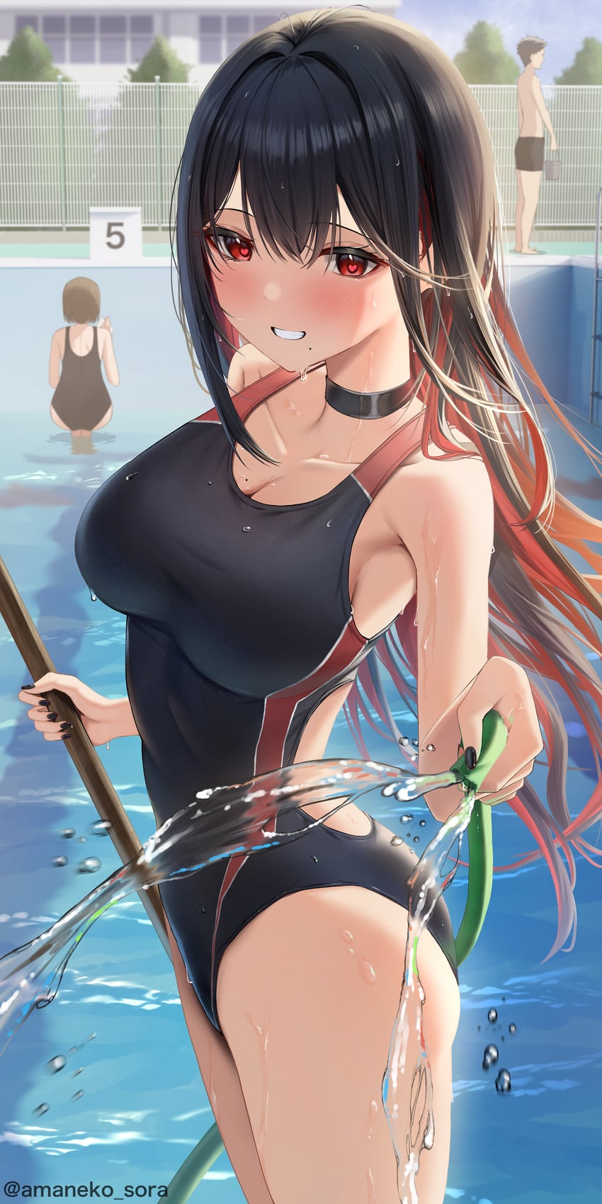 aizen chieri (original) drawn by amane_sora