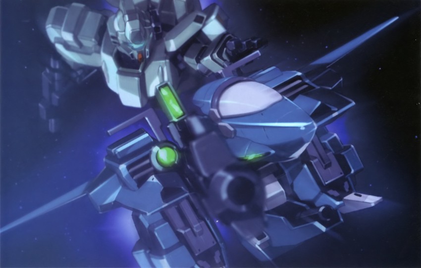 jegan and rezel (gundam and 2 more) drawn by kenki_fujioka