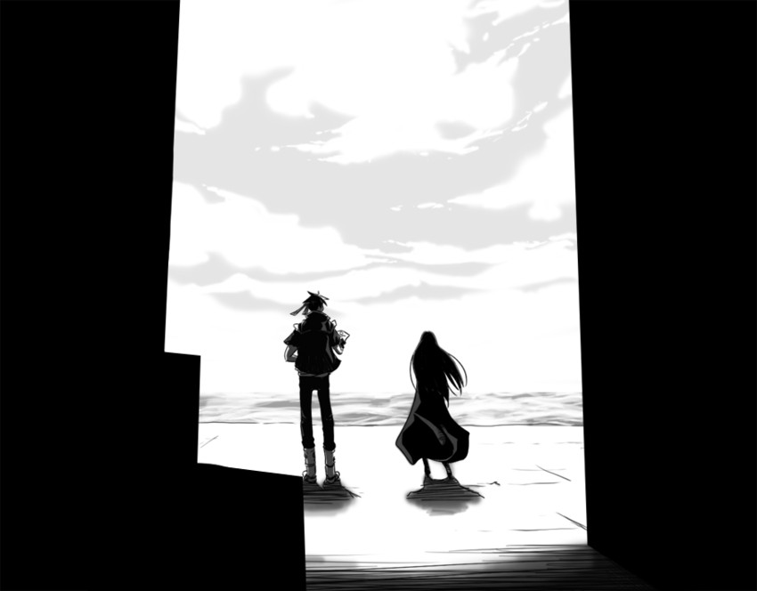orphen and cleo everlastin (majutsushi orphen) drawn by yuuki_(yuuki333)