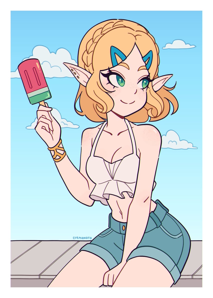 princess zelda (the legend of zelda and 1 more) drawn by cremanata