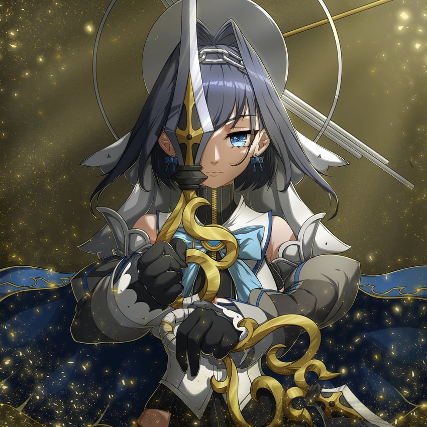 ouro kronii (hololive and 1 more) drawn by dongle_e
