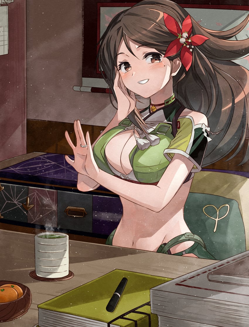 amagi and amagi kai (kantai collection) drawn by kanmiya_shinobu