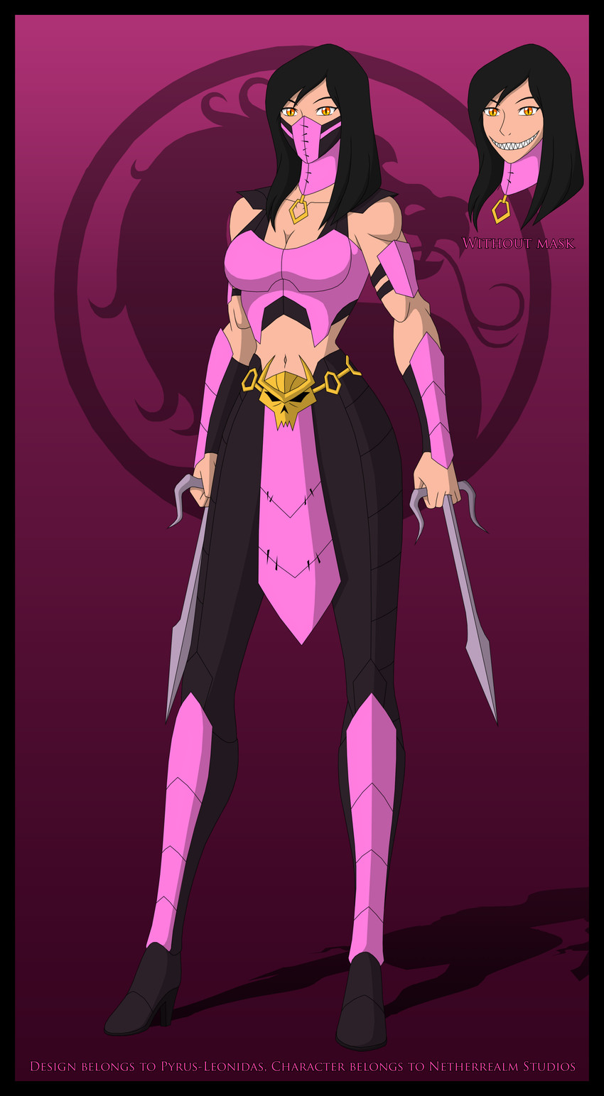 mileena (mortal kombat) drawn by pyrus-leonidas