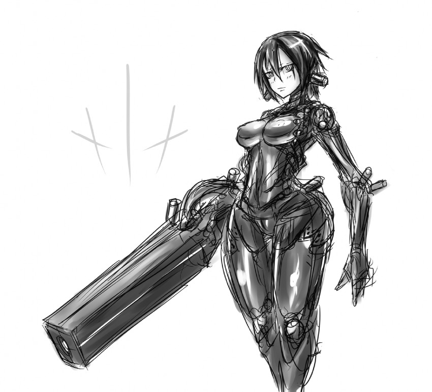 sanakan (blame!) drawn by tagane