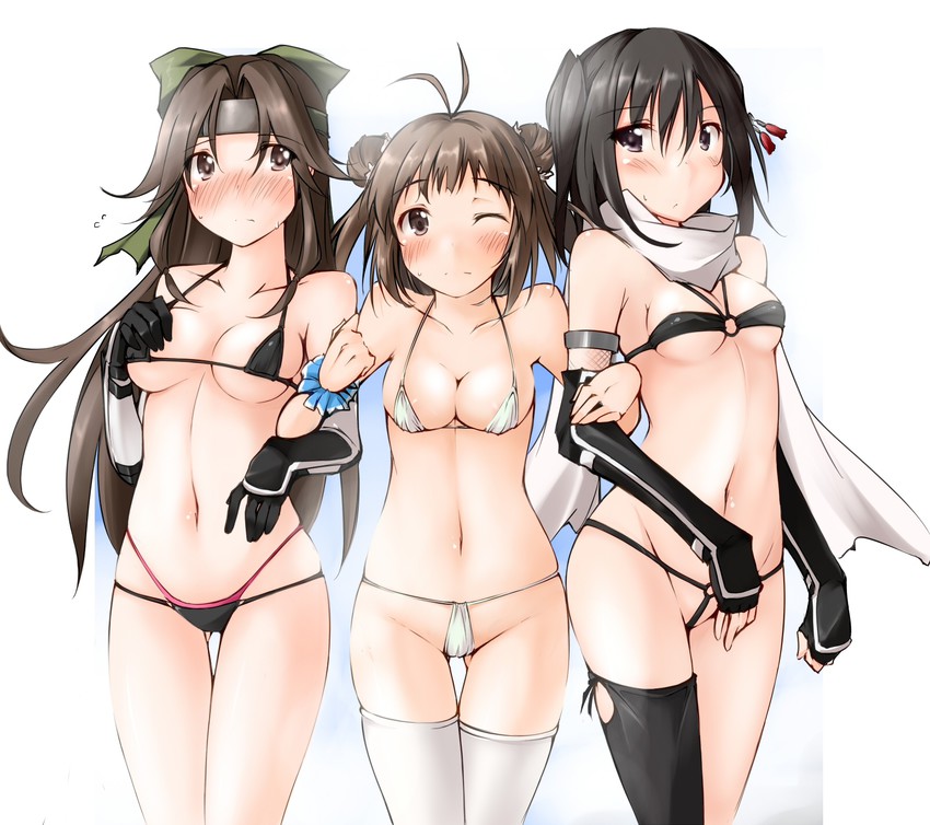 sendai, naka, jintsuu, sendai kai ni, jintsuu kai ni, and 1 more (kantai collection) drawn by kaminagi_(kaminagi-tei)