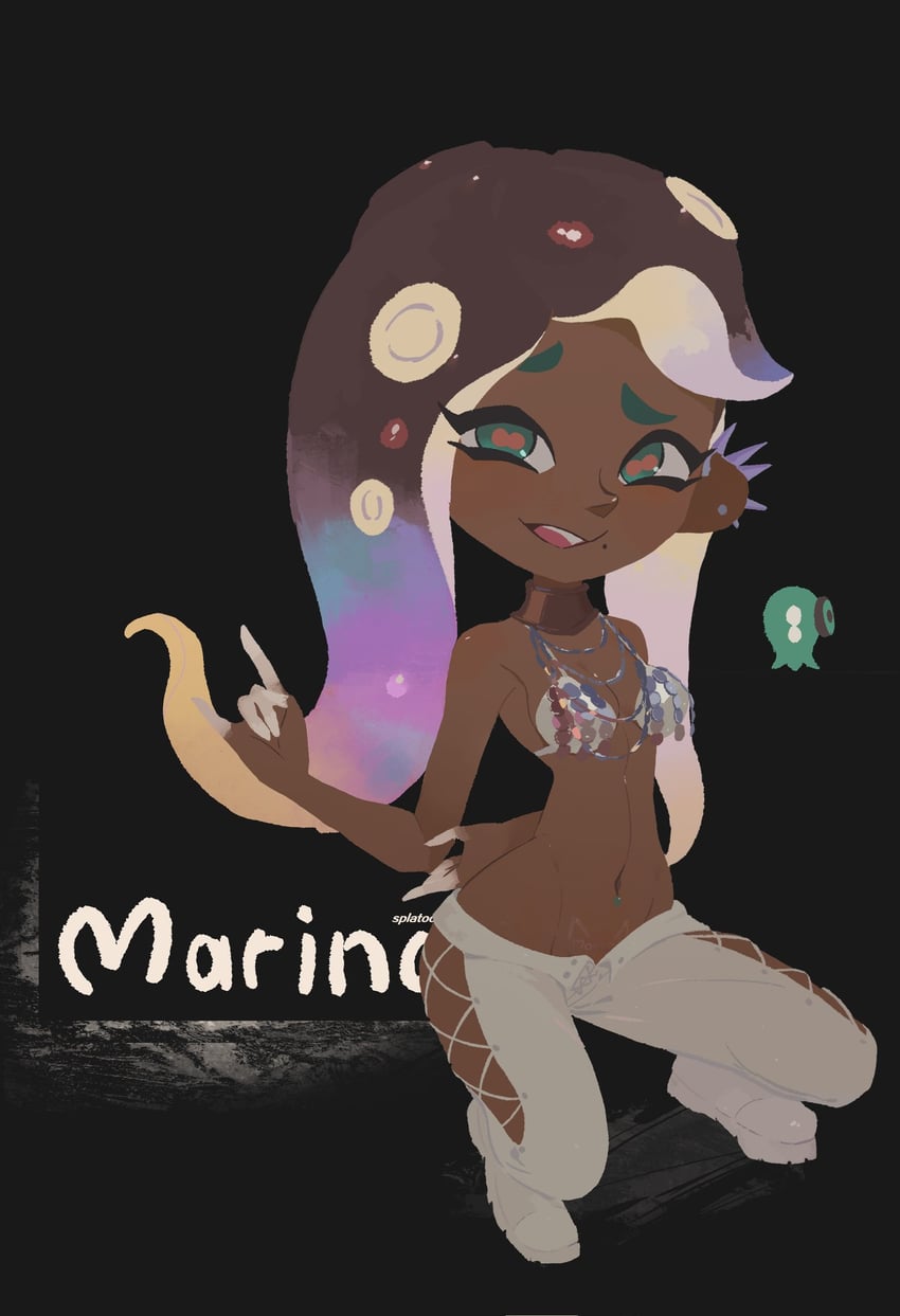 marina (splatoon and 1 more) drawn by zhang_tian57284
